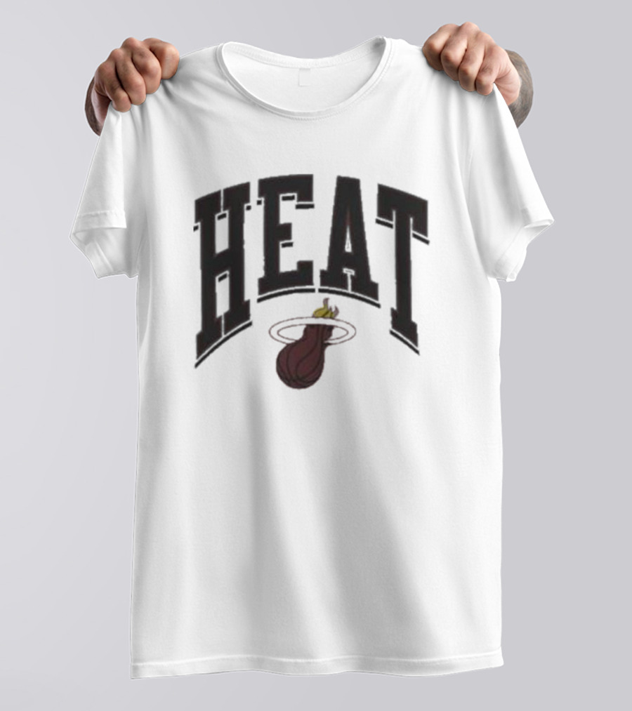Miami Heat Iconic Flaming Basketball T-Shirt