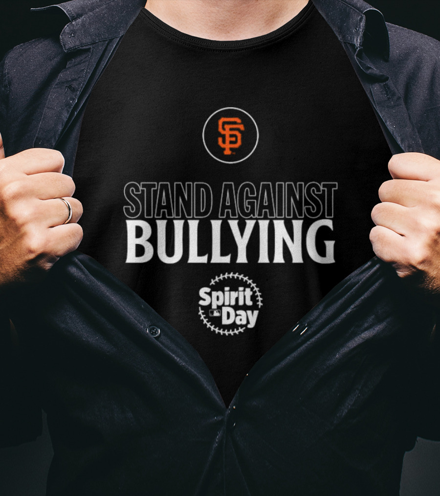 SFGiants Stand Against Bullying Spirit Day T-Shirt