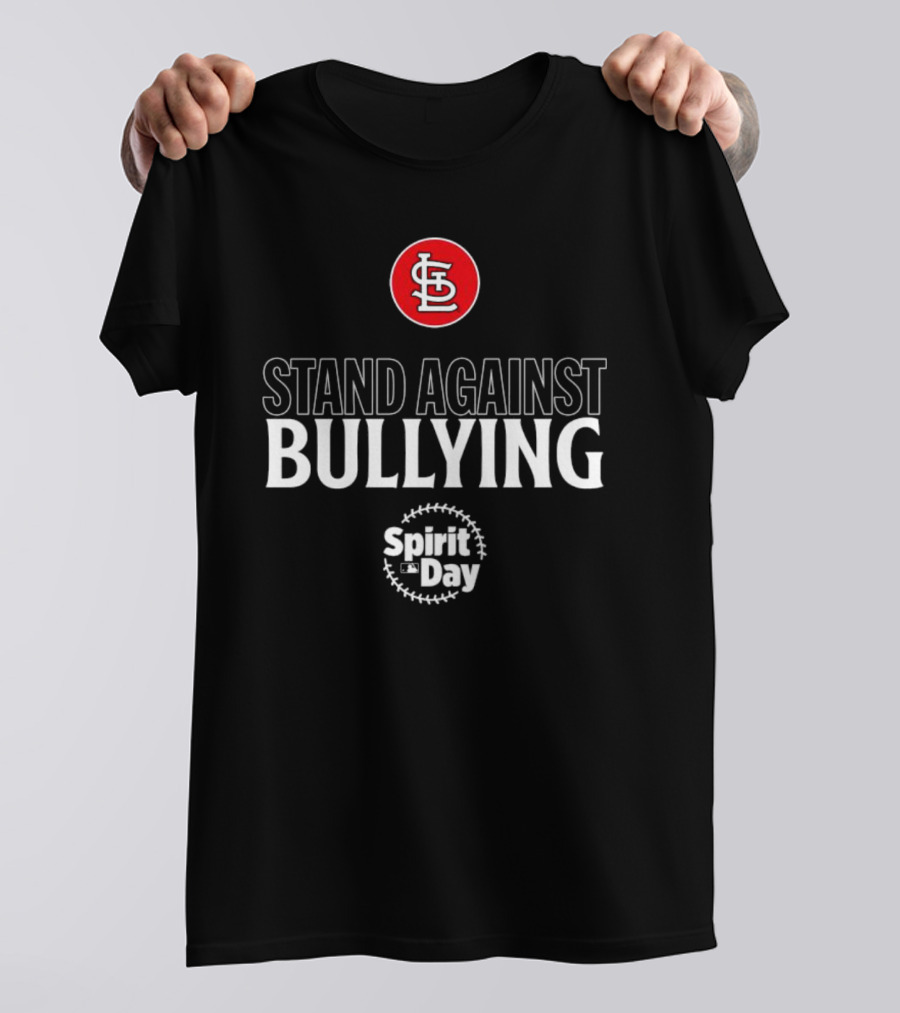 St. Louis Cardinals Stand Against Bullying Spirit Day T-Shirt