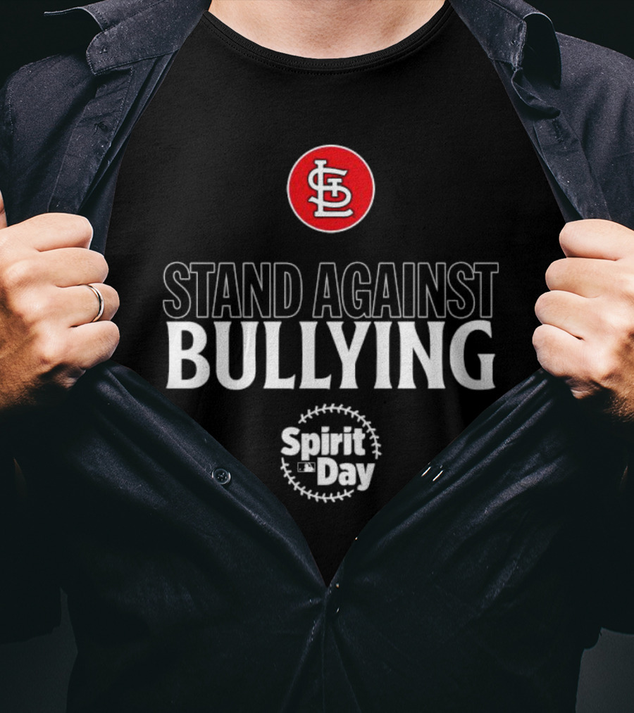 St. Louis Cardinals Stand Against Bullying Spirit Day T-Shirt