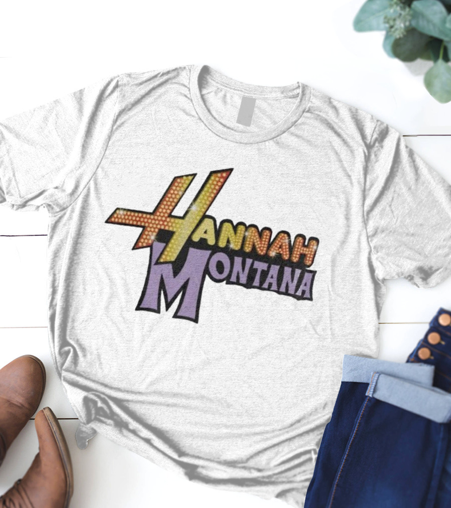 Hannah Montana Logo Classic Text T-Shirt