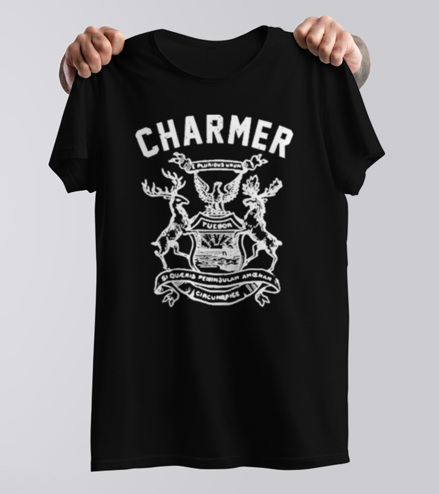 Charmer Pluribus Unum Tuebor Si Quaeris Peninsulam Amoenam Circumspice Fulcrum T-Shirt