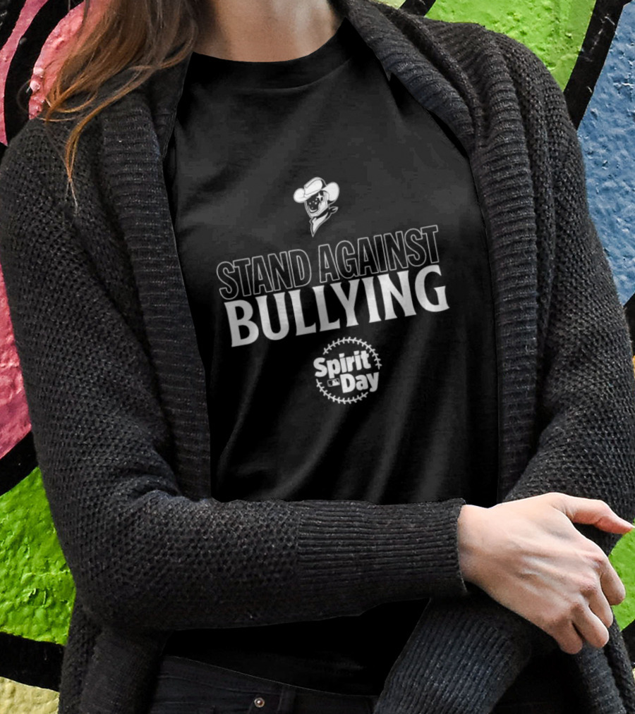 Stand Against Bullying Spirit Day Sugar Land Space Cowboys T-Shirt