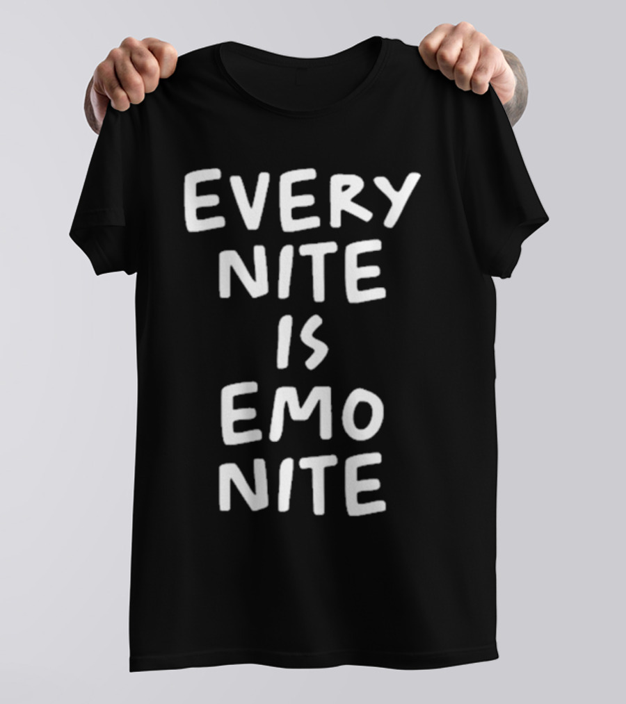 Charlie And Grace Every Nite Is Emo Nite T-Shirt
