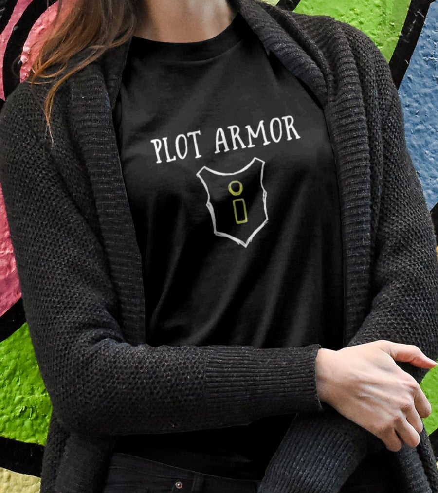 Hannah Adlington Plot Armor Shield T-Shirt