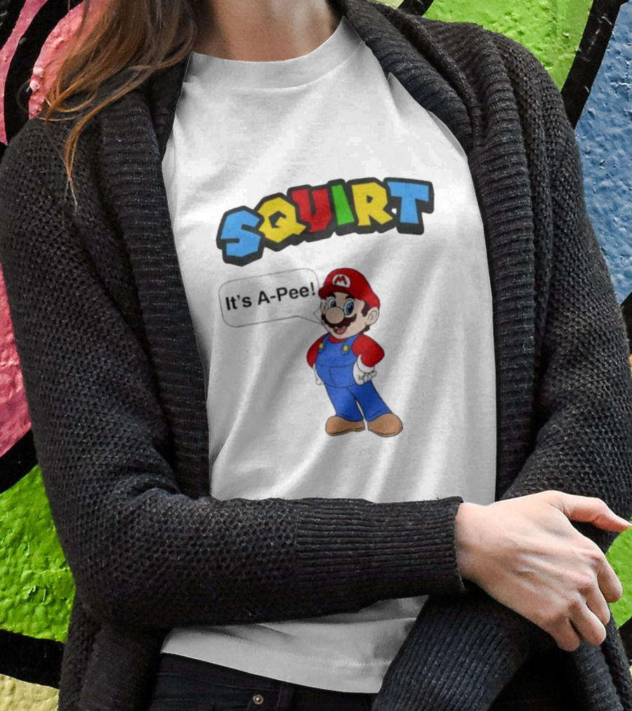 Squirt Mario It's A Pee T-Shirt