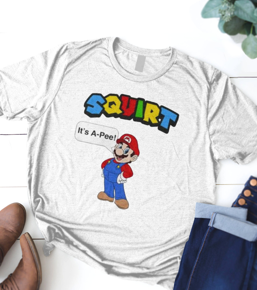 Squirt Mario It's A Pee T-Shirt