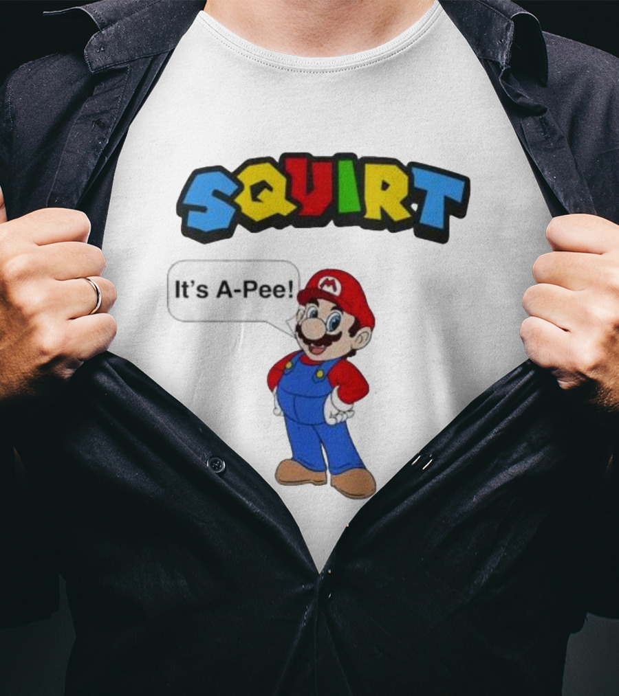 Squirt Mario It's A Pee T-Shirt
