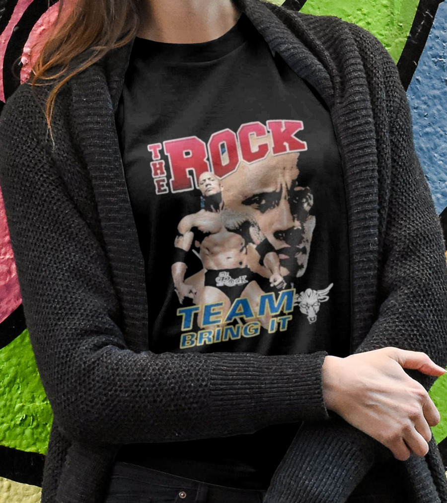 The Rock Team Bring It Bull T-Shirt