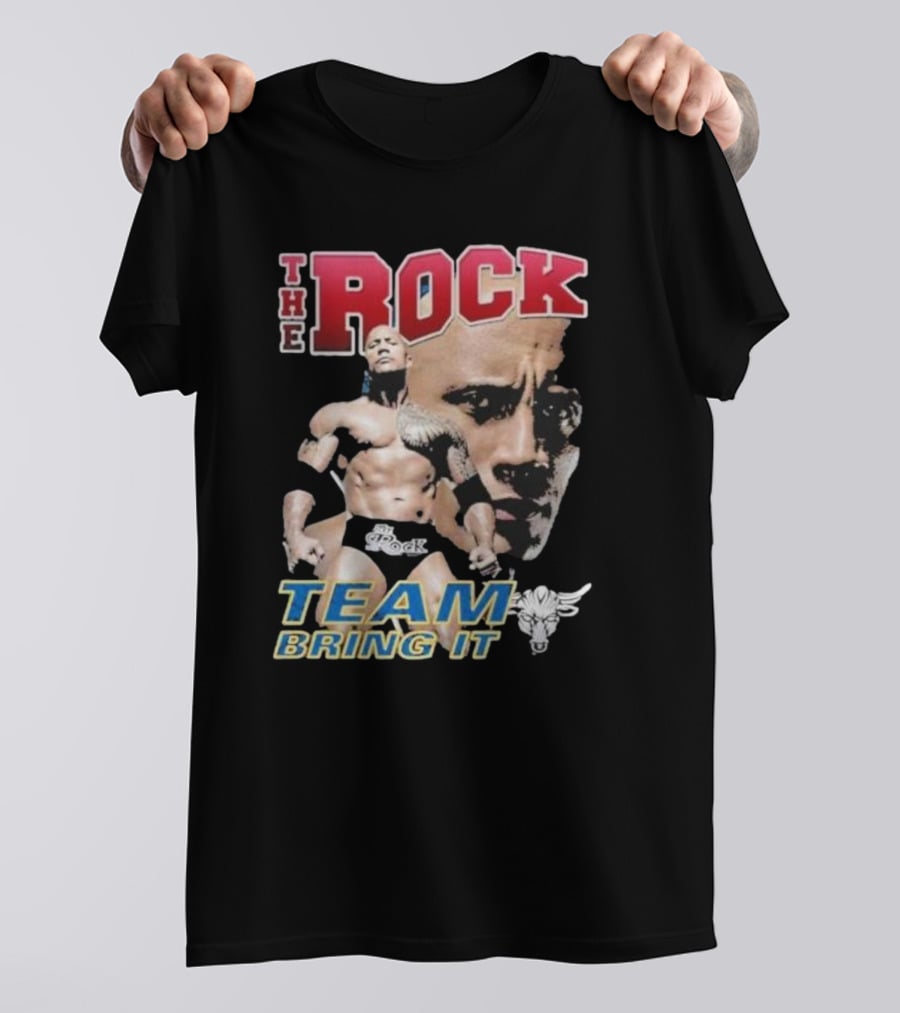 The Rock Team Bring It Bull T-Shirt