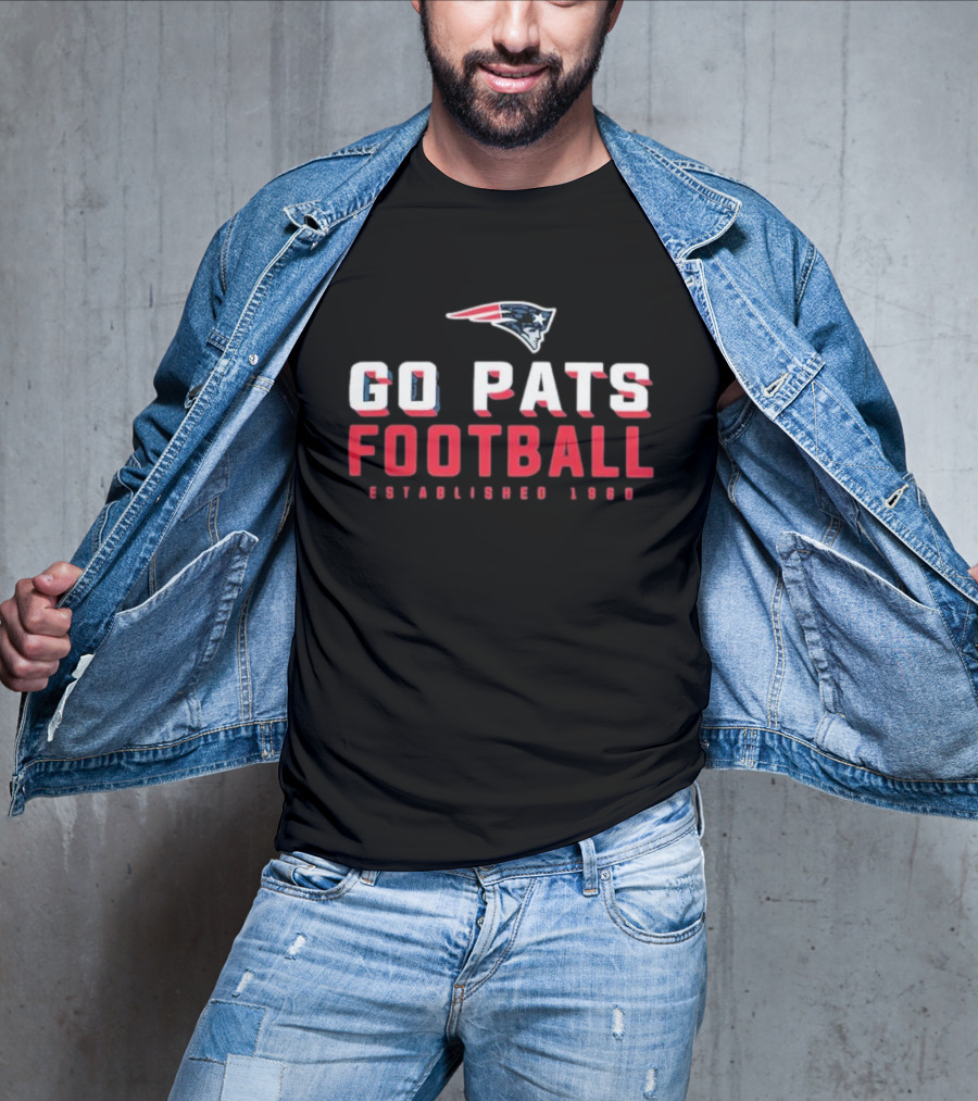 Go Pats Football New England Patriots Established 1960 Fanatics Branded T-Shirt