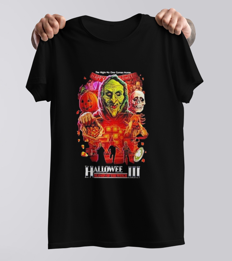 Halloween III Season Of The Witch Horror Characters The Night No One Comes Home T-Shirt
