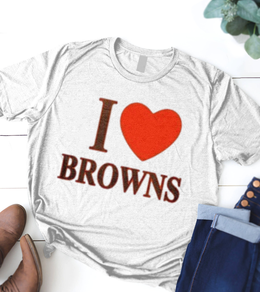 I Heart Browns T-Shirt