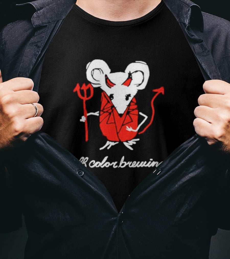 Off Color Brewing Devil Mouse T-Shirt