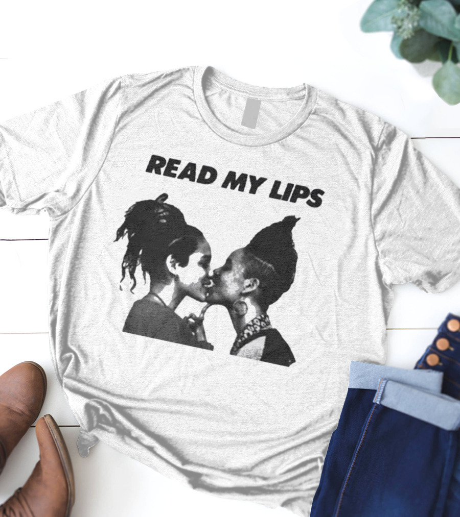 Gran Fury Read My Lips Two Girls Kissing T-Shirt