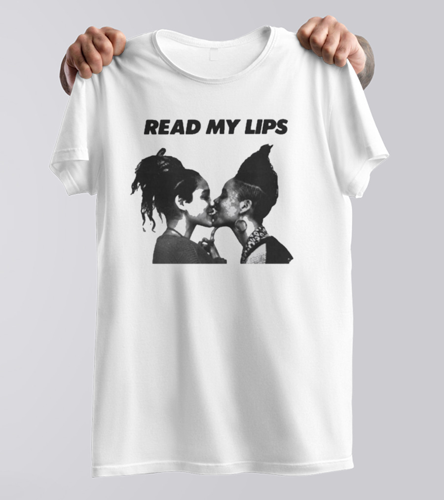 Gran Fury Read My Lips Two Girls Kissing T-Shirt