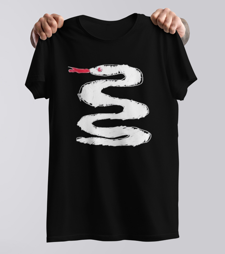 Allen Thomas For All The Snakes White Coil T-Shirt