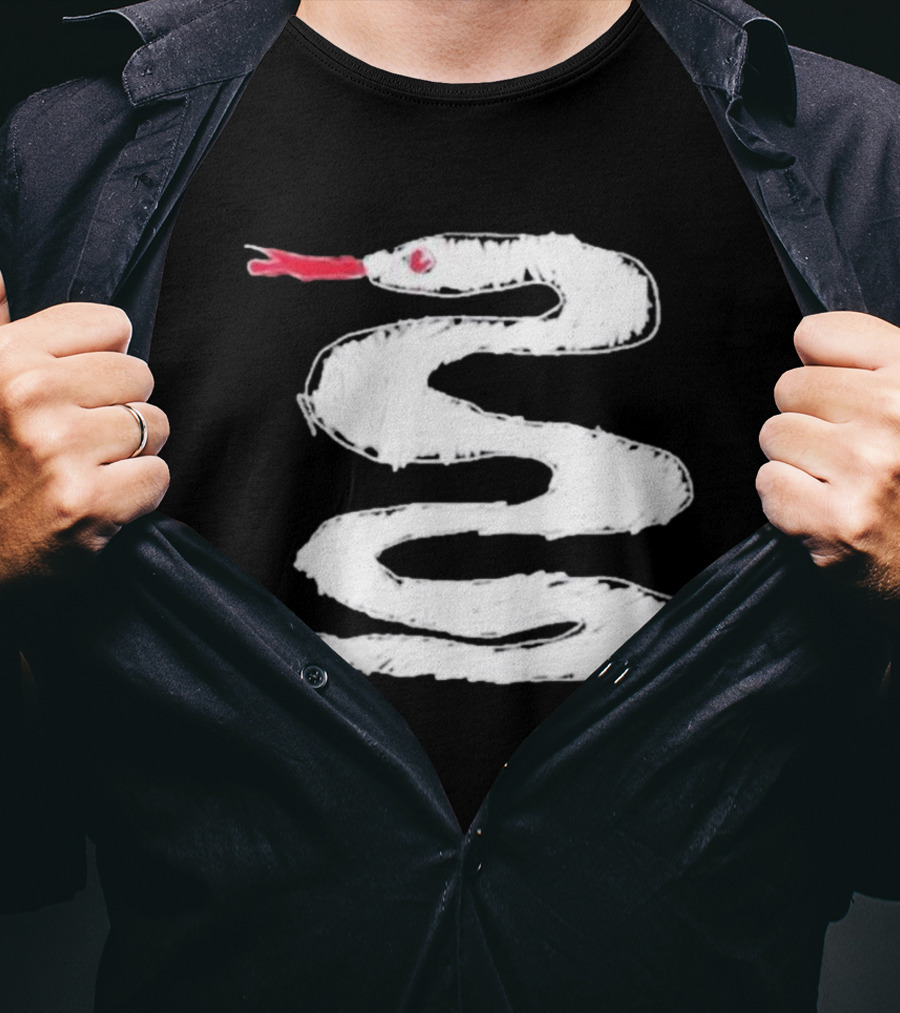 Allen Thomas For All The Snakes White Coil T-Shirt