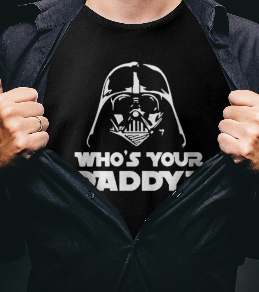 Darth Vader Who's Your Daddy Star Wars Iconic Helmet T-Shirt