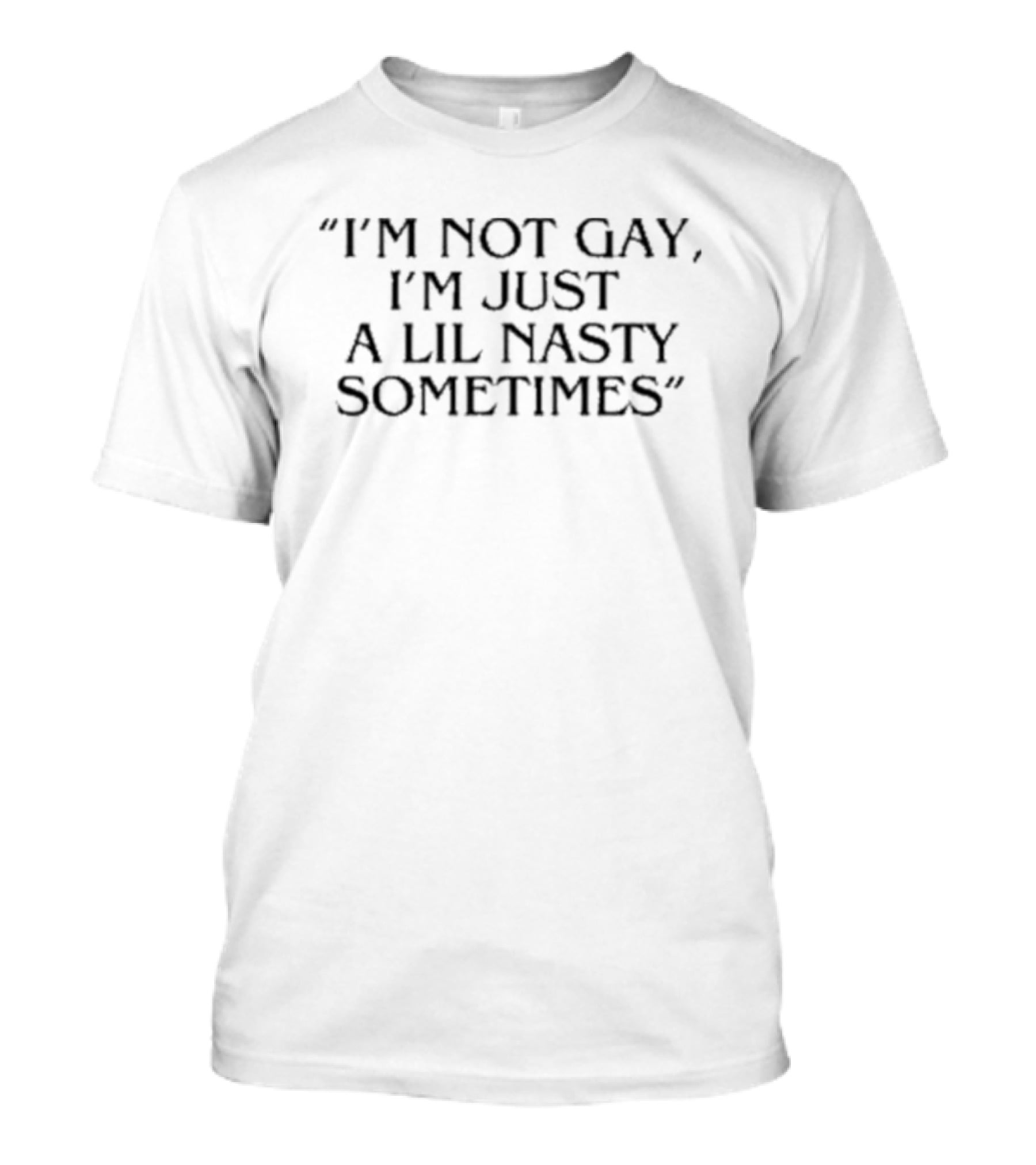 I'm Not Gay I'm Just A Lil Nasty Sometimes T-Shirt