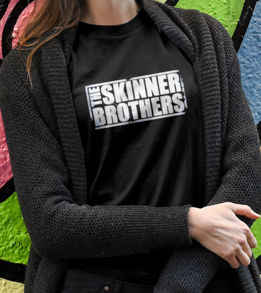 The Skinner Brothers Bold Text Emblem T-Shirt