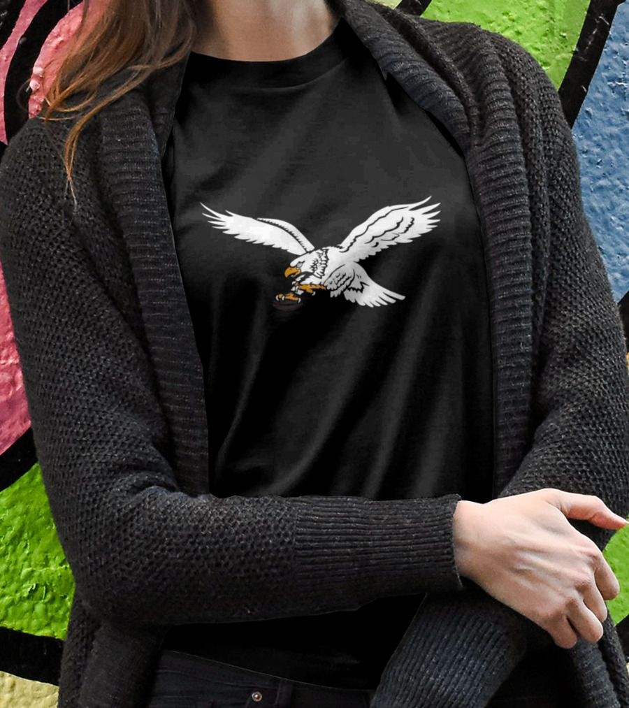Philadelphia Eagles New Logo Flying Eagle With Football T-Shirt