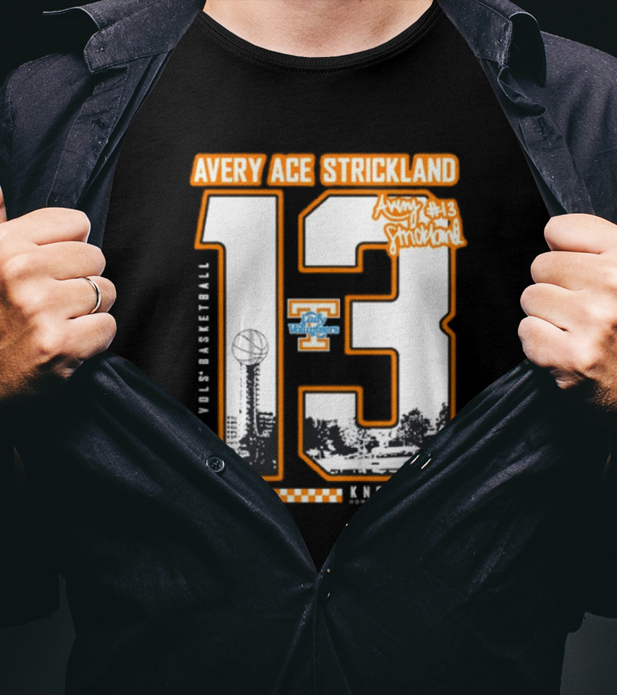 Avery Ace Strickland Lady Vols Basketball Knoxville Home Sweet Home 13 T-Shirt