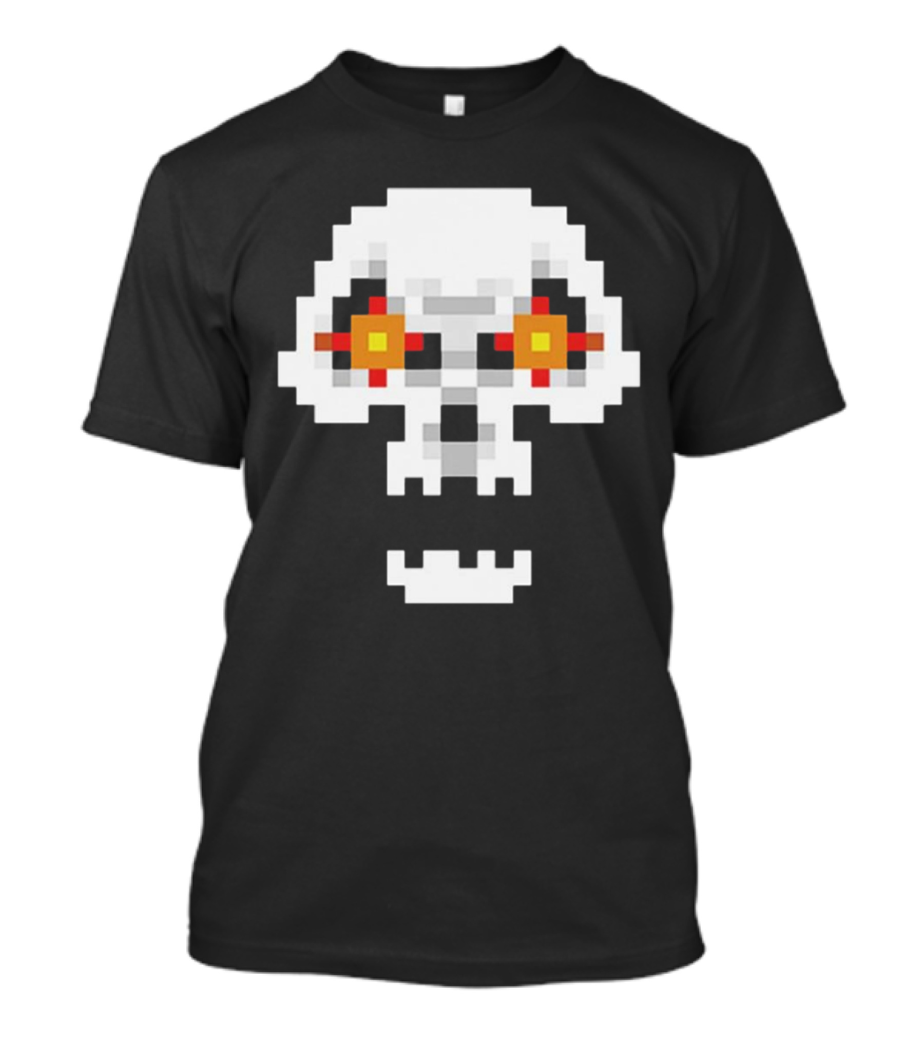 Crossing Skull Pixel T-Shirt