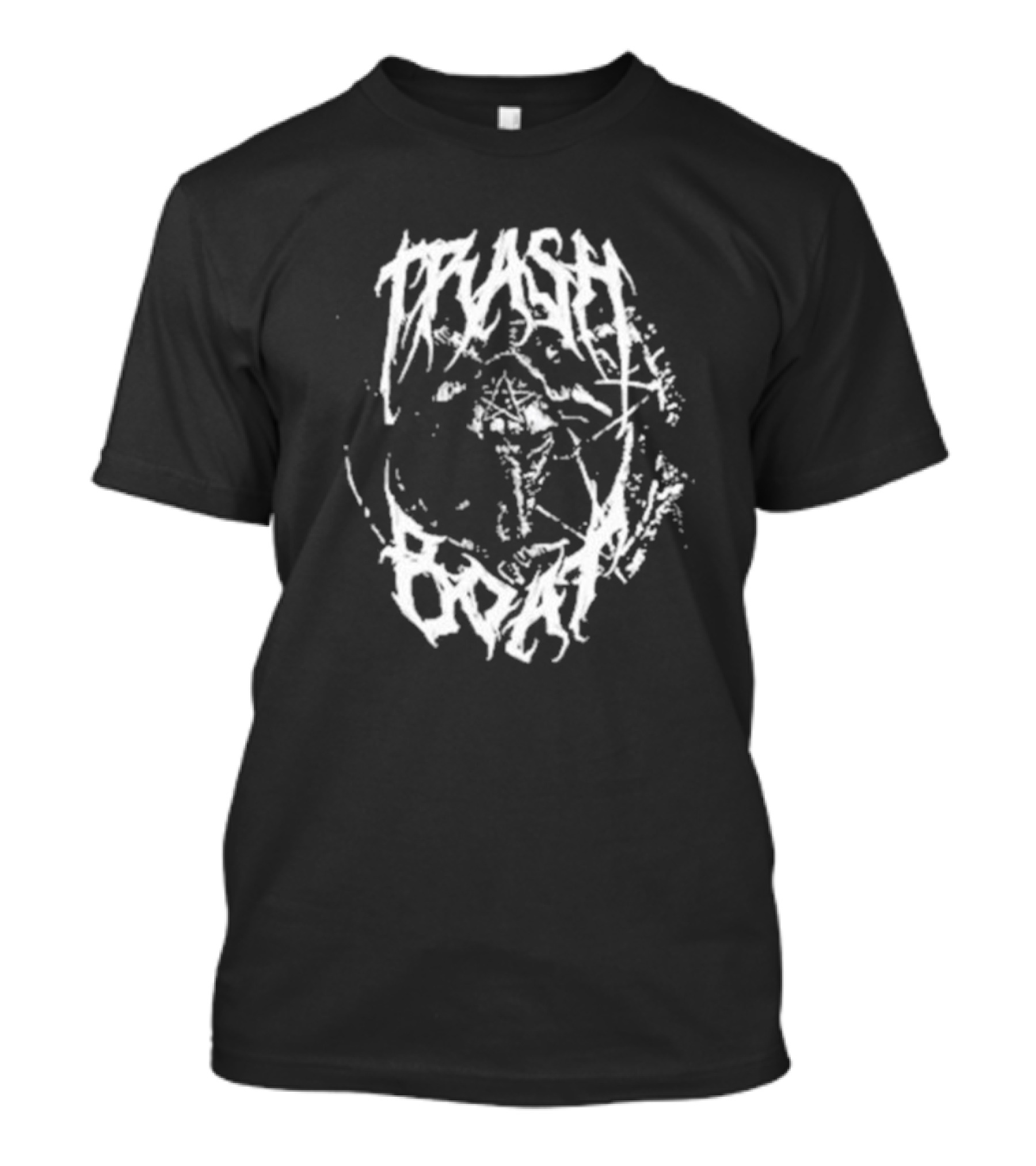 Trash Boat Halloween Occult Symbol Black T-Shirt