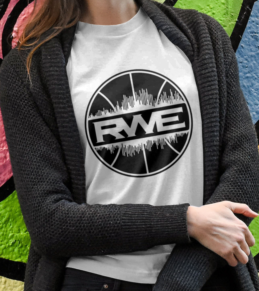 Over Time RWE Soundwave Basketball Circle T-Shirt
