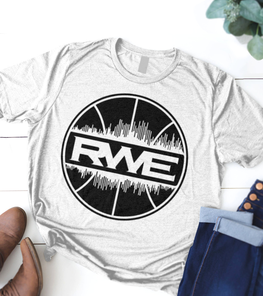 Over Time RWE Soundwave Basketball Circle T-Shirt