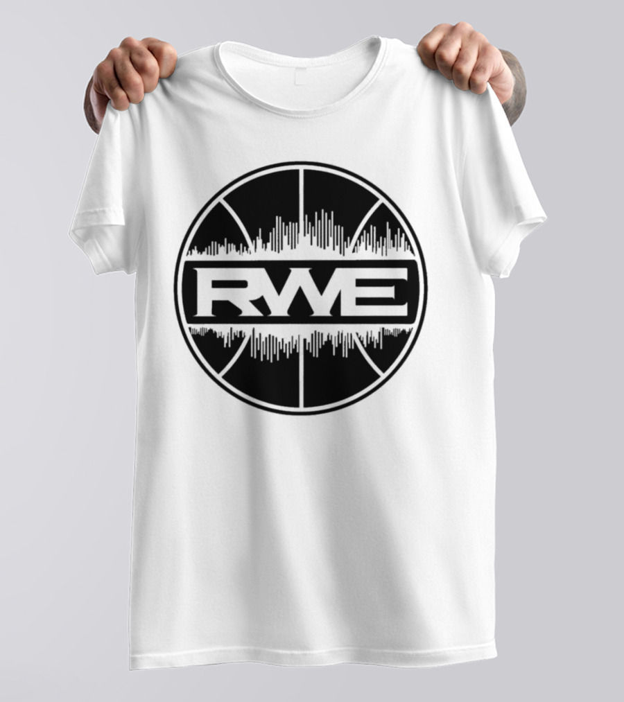 Over Time RWE Soundwave Basketball Circle T-Shirt