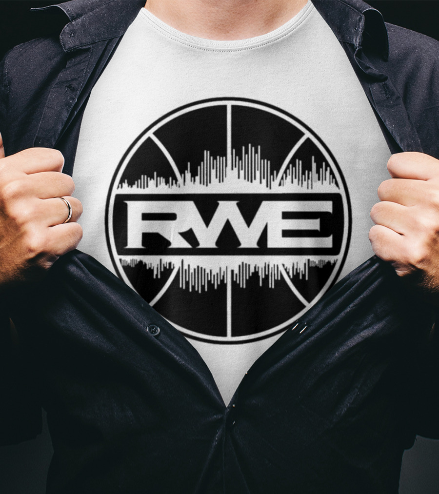 Over Time RWE Soundwave Basketball Circle T-Shirt