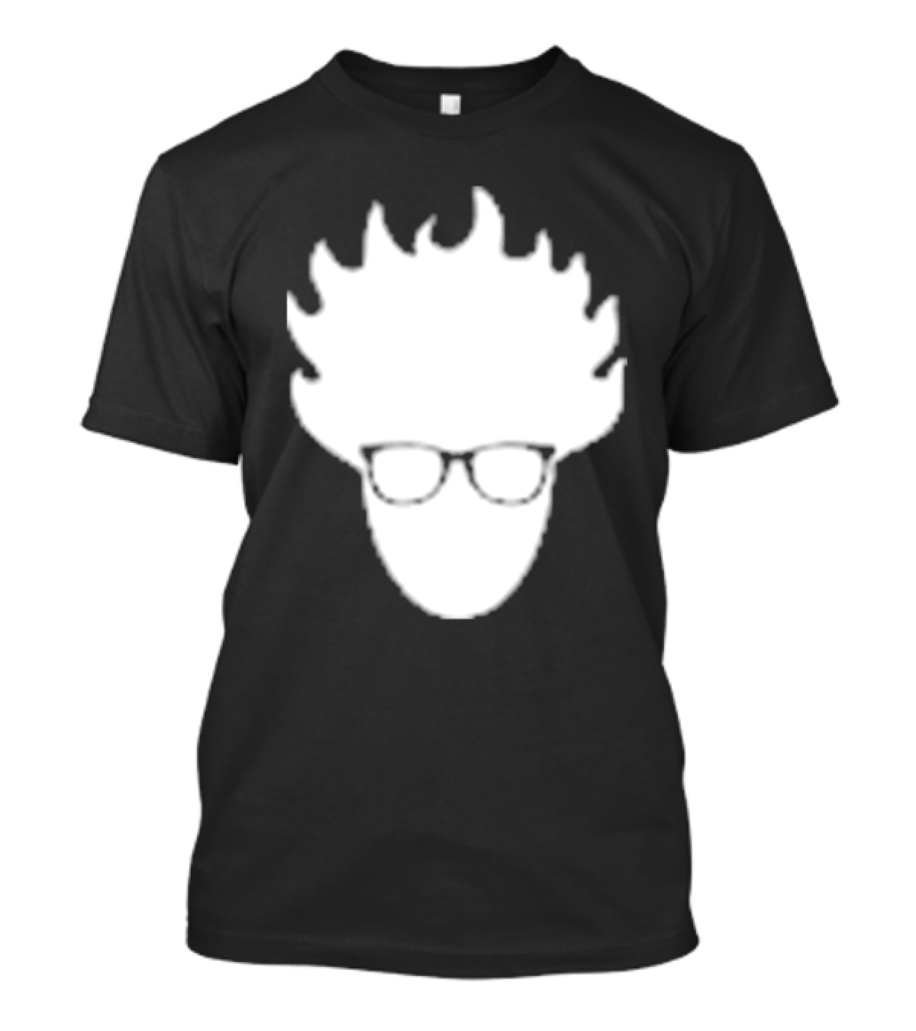Viva Fro Iconic Glasses Silhouette Left Chest T-Shirt