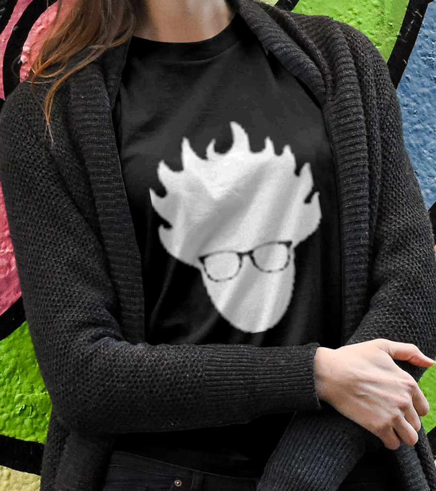 Viva Fro Iconic Glasses Silhouette Left Chest T-Shirt