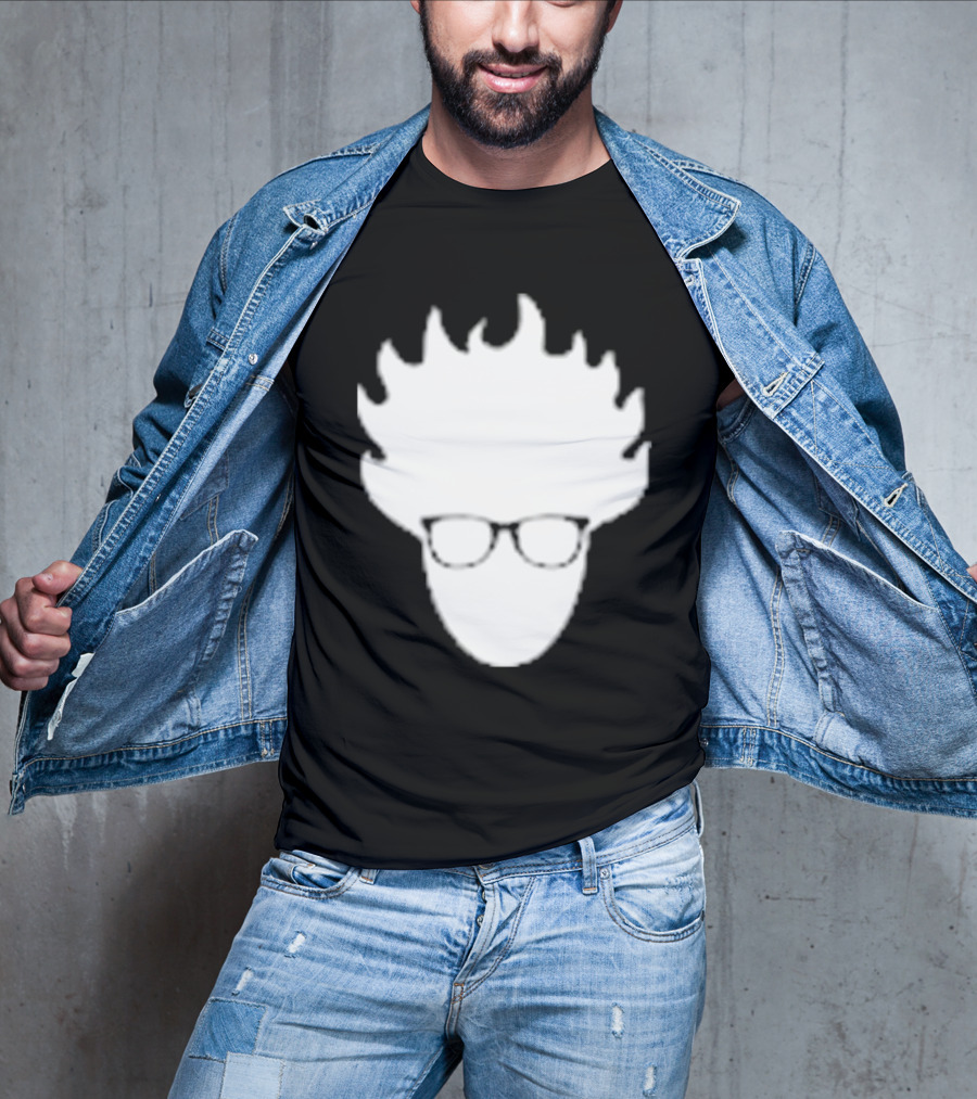 Viva Fro Iconic Glasses Silhouette Left Chest T-Shirt