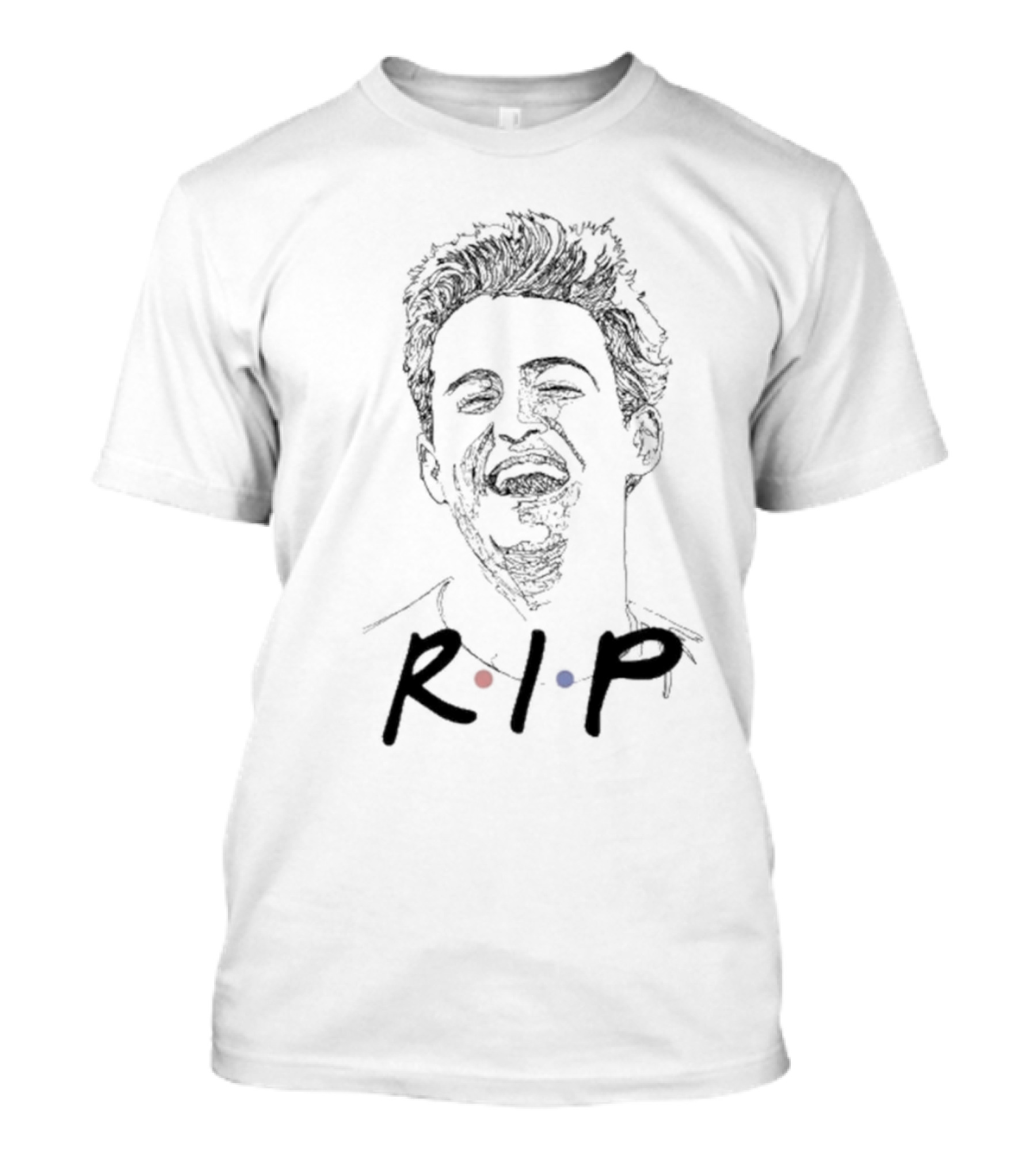 RIP Matthew Friends Tribute Matthew Perry With Iconic Symbols T-Shirt