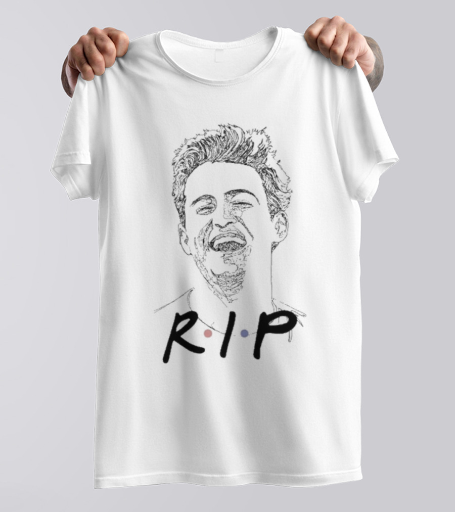RIP Matthew Friends Tribute Matthew Perry With Iconic Symbols T-Shirt