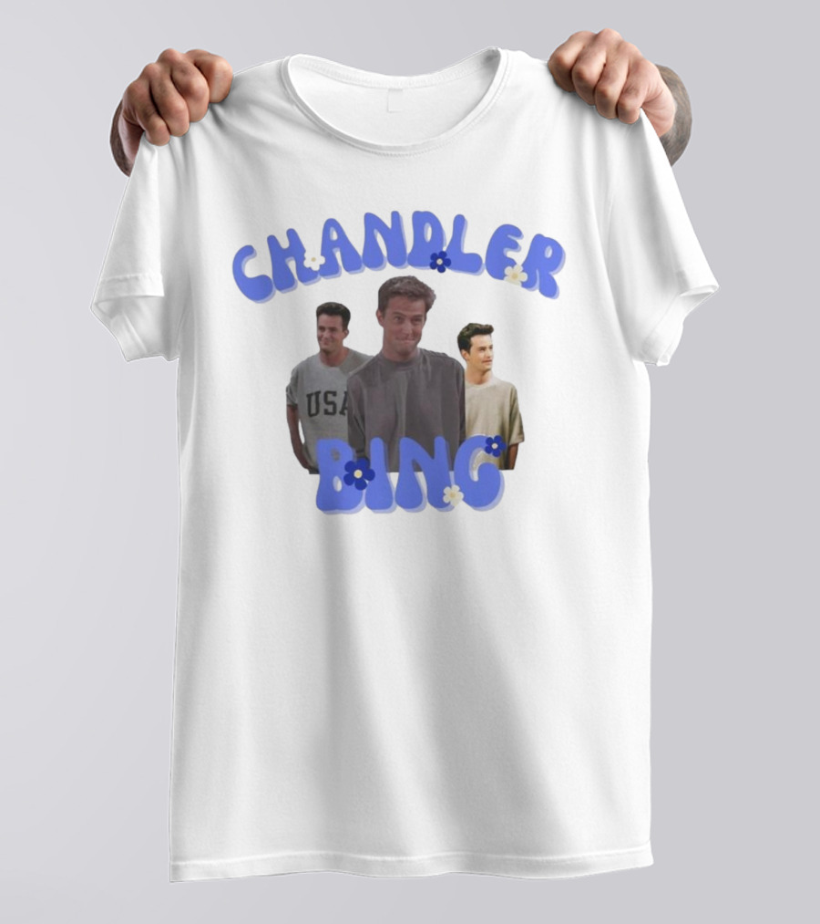Rip Matthew Perry Chandler Bing Iconic TV Show Tribute Fan Favorite T-Shirt