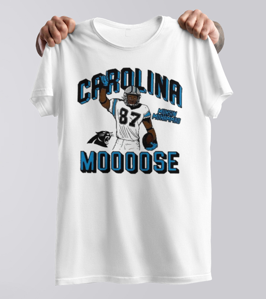 Carolina Panthers Muhsin Muhammad 87 Moooose T-Shirt