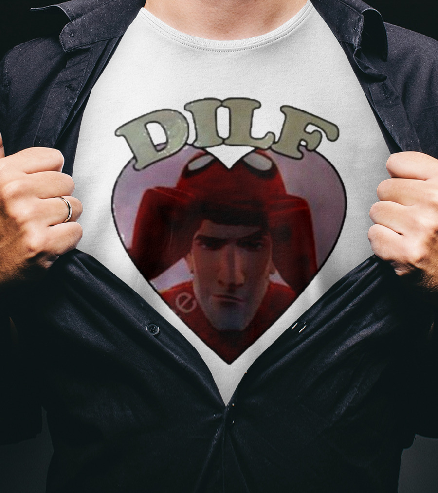 DILF Peter Mustardyardpress Merch Spider Cap Heart T-Shirt