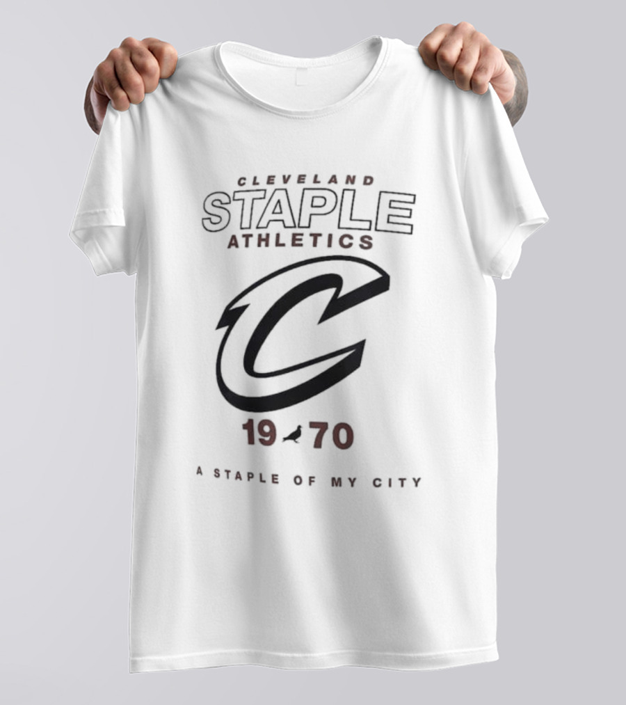 Cleveland Staple Athletics 1970 A Staple Of My City T-Shirt