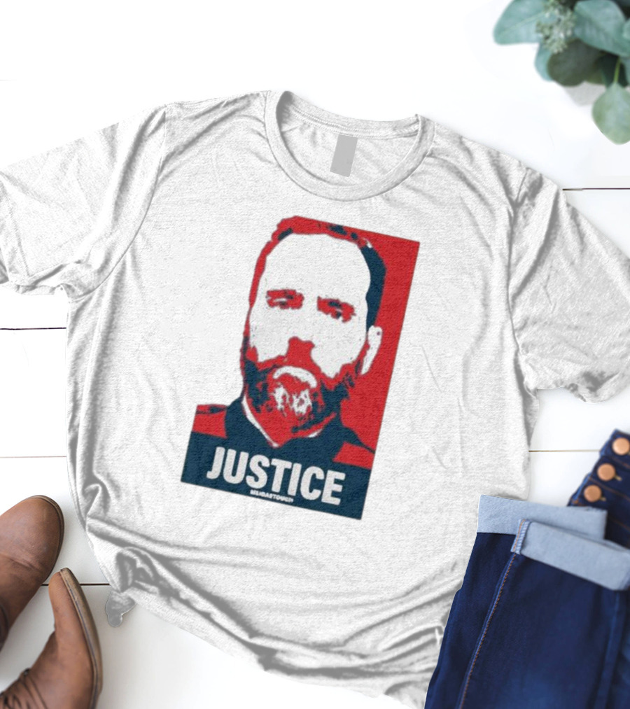 Meidastouch Store Jack Smith Justice Iconic Red And Blue T-Shirt