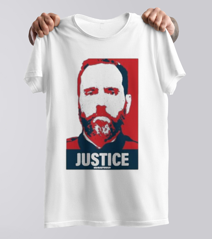 Meidastouch Store Jack Smith Justice Iconic Red And Blue T-Shirt