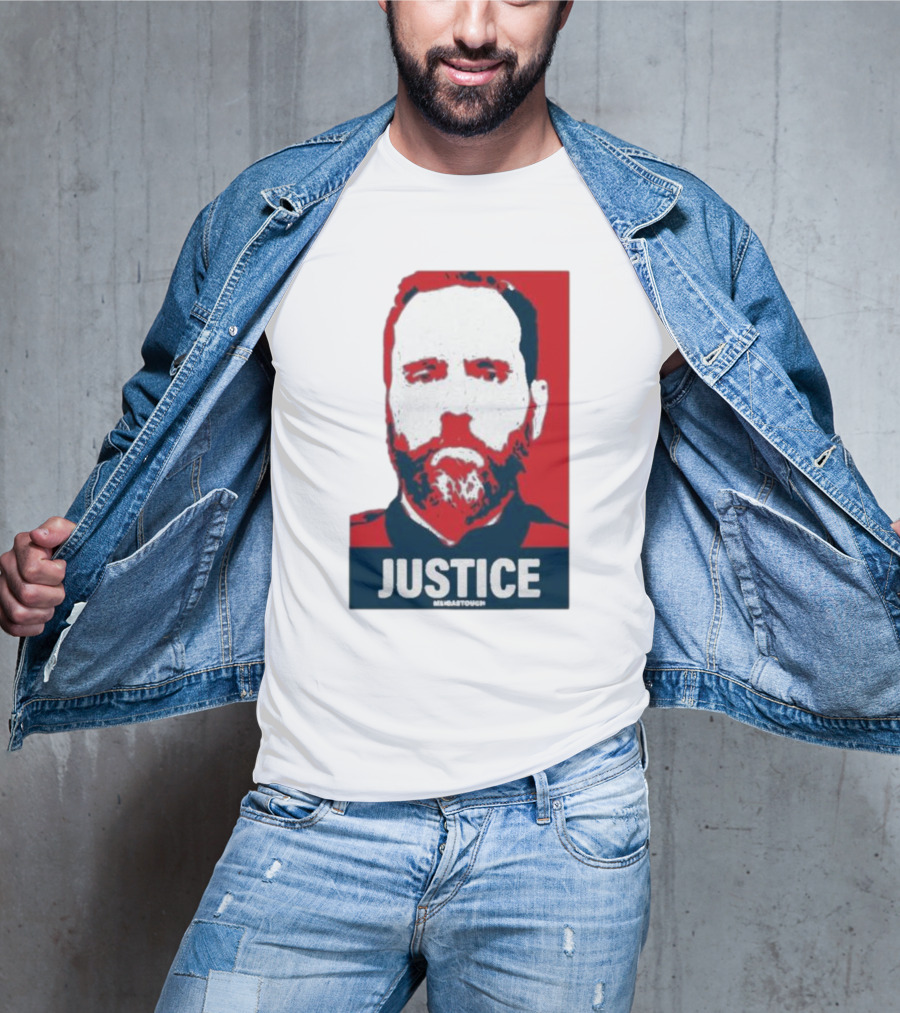 Meidastouch Store Jack Smith Justice Iconic Red And Blue T-Shirt