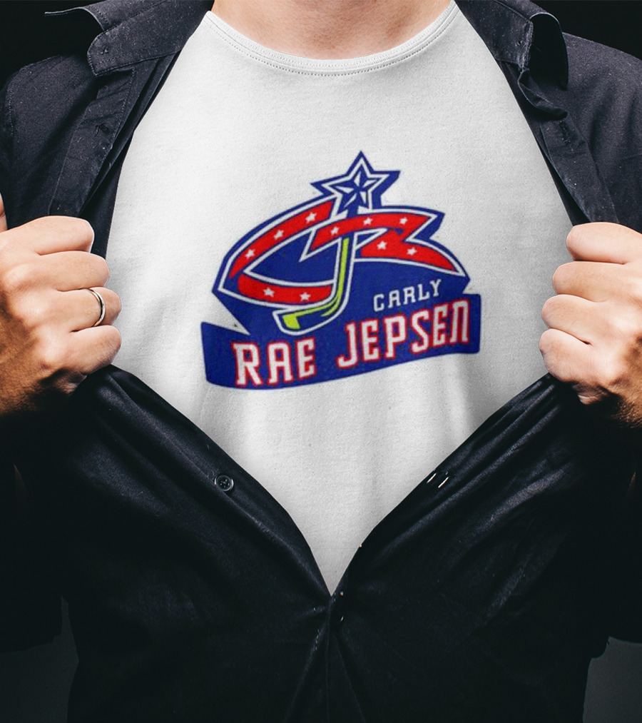 Pete Blackburn Carly Rae Jepsen Columbus Blue Jackets T-Shirt