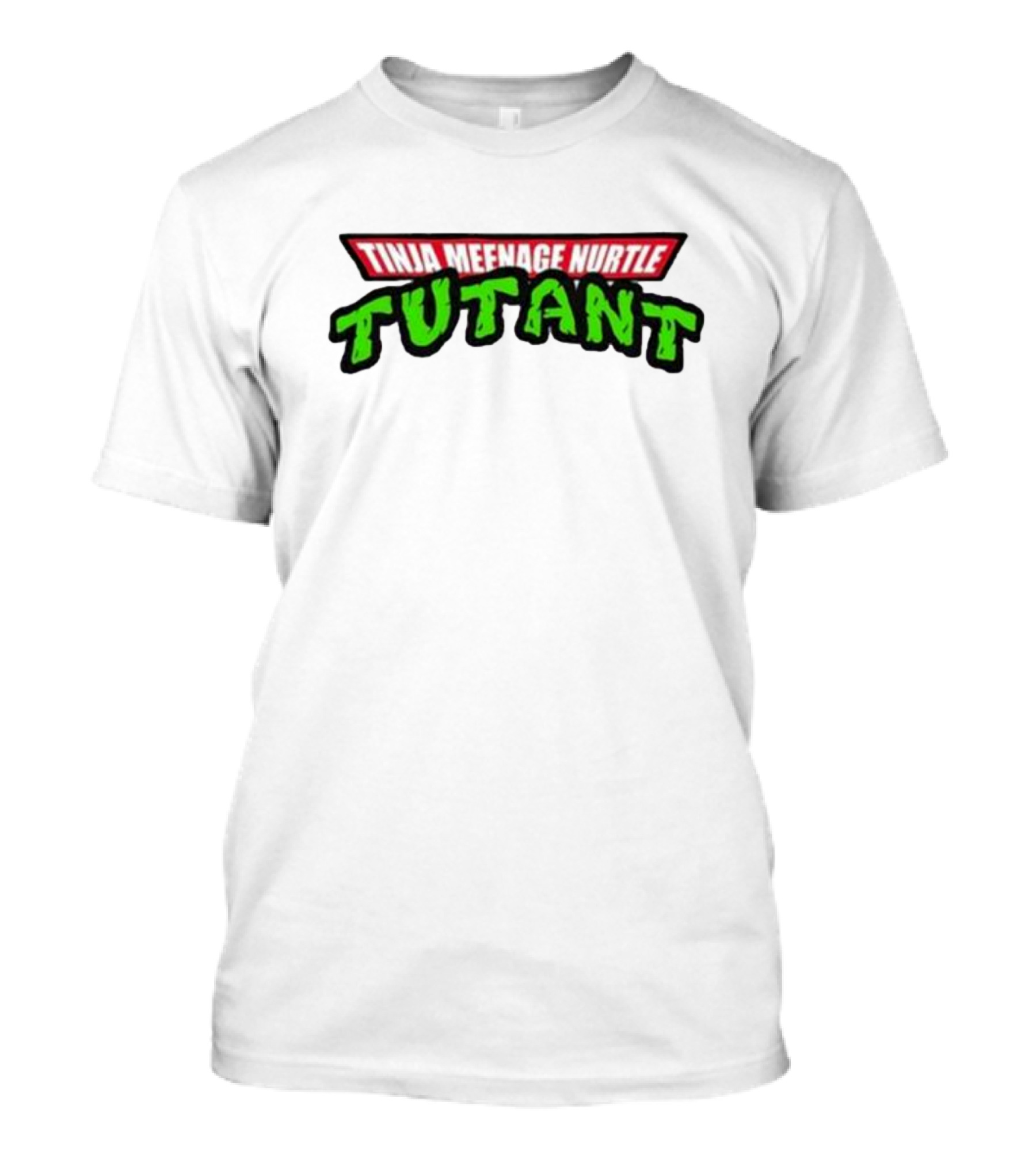 Teenhearts Tinja Meenage Nurtle Tutant Retro Green T-Shirt