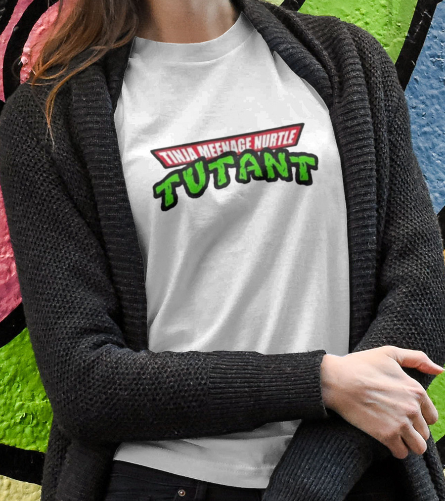 Teenhearts Tinja Meenage Nurtle Tutant Retro Green T-Shirt