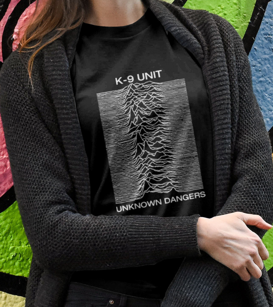 K-9 Unit Unknown Dangers Joy Division Tribute Waveform T-Shirt