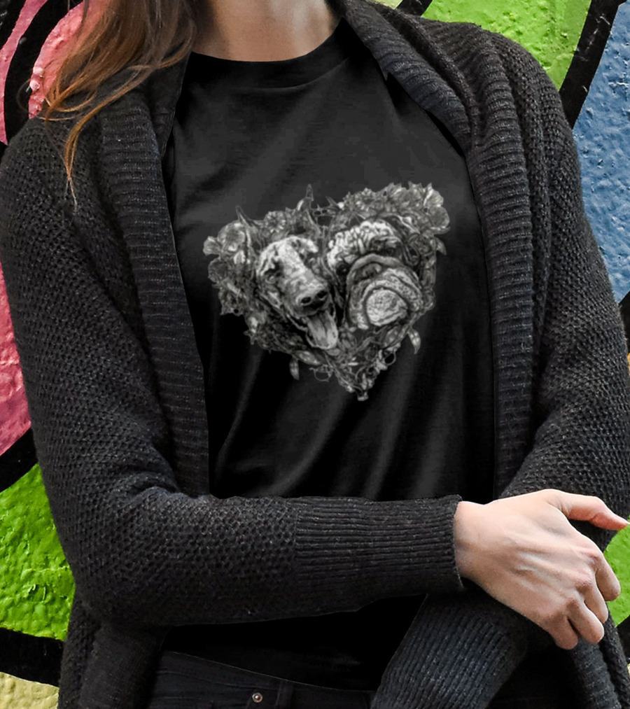 Hounds Of Love Dog Heart T-Shirt